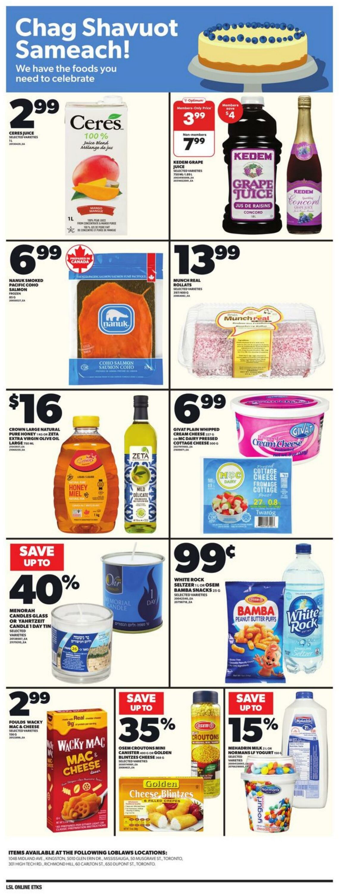 Flyer Loblaws 29.05.2025 - 04.06.2025