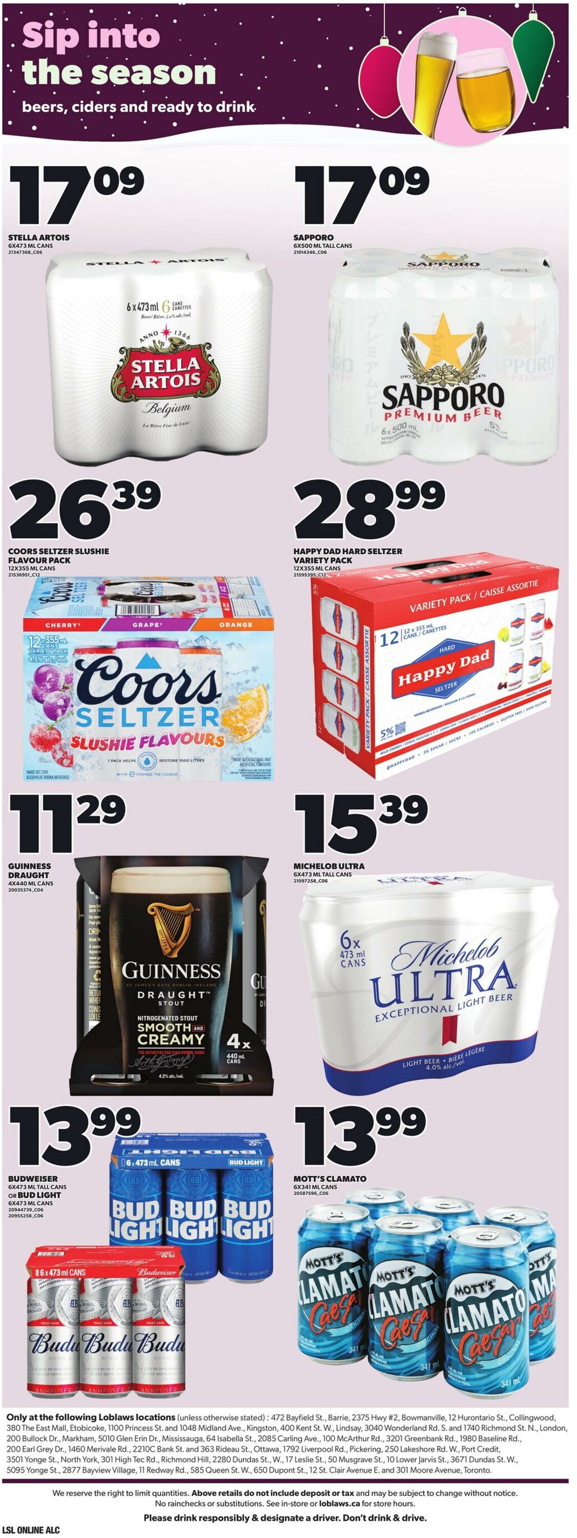 Flyer Loblaws 18.12.2025 - 24.12.2025