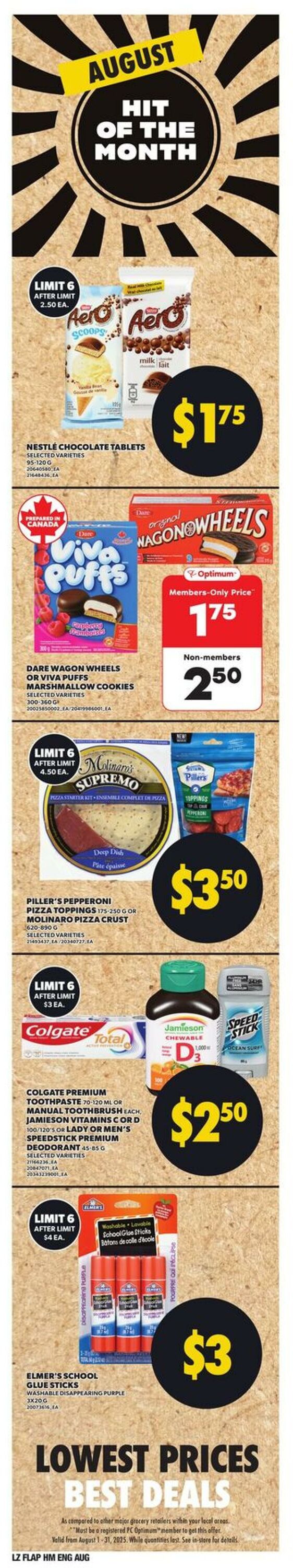 Flyer Loblaws 07.08.2025 - 13.08.2025