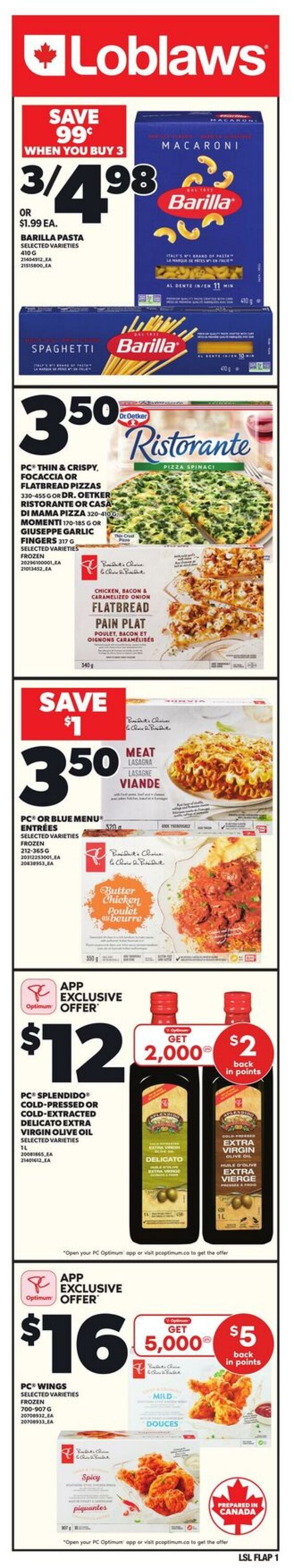 Flyer Loblaws 07.08.2025 - 13.08.2025