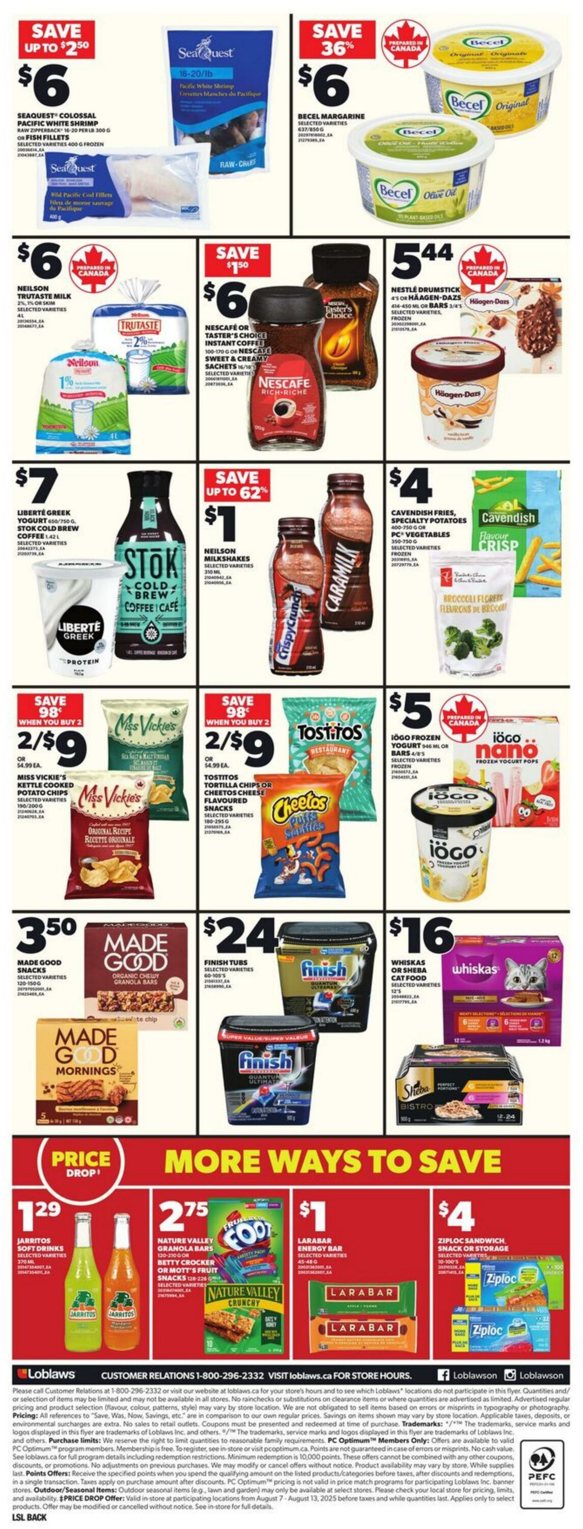 Flyer Loblaws 07.08.2025 - 13.08.2025