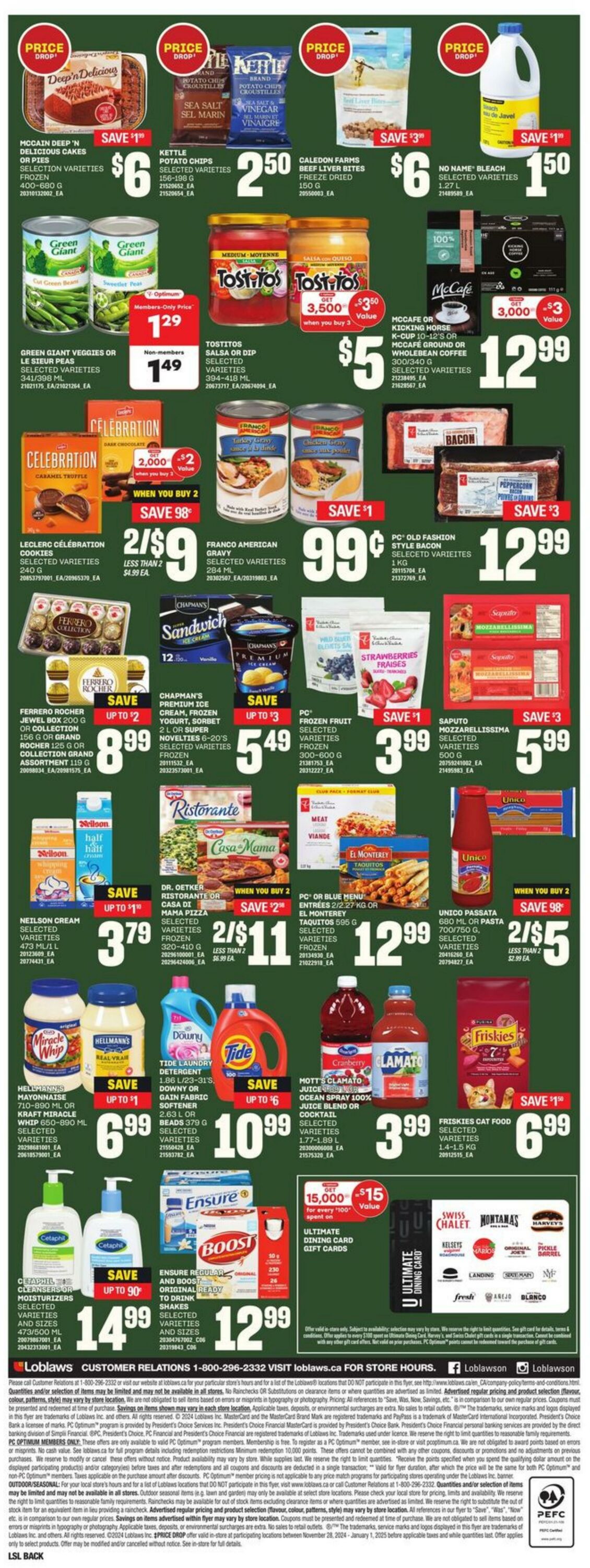 Flyer Loblaws 19.12.2024 - 25.12.2024