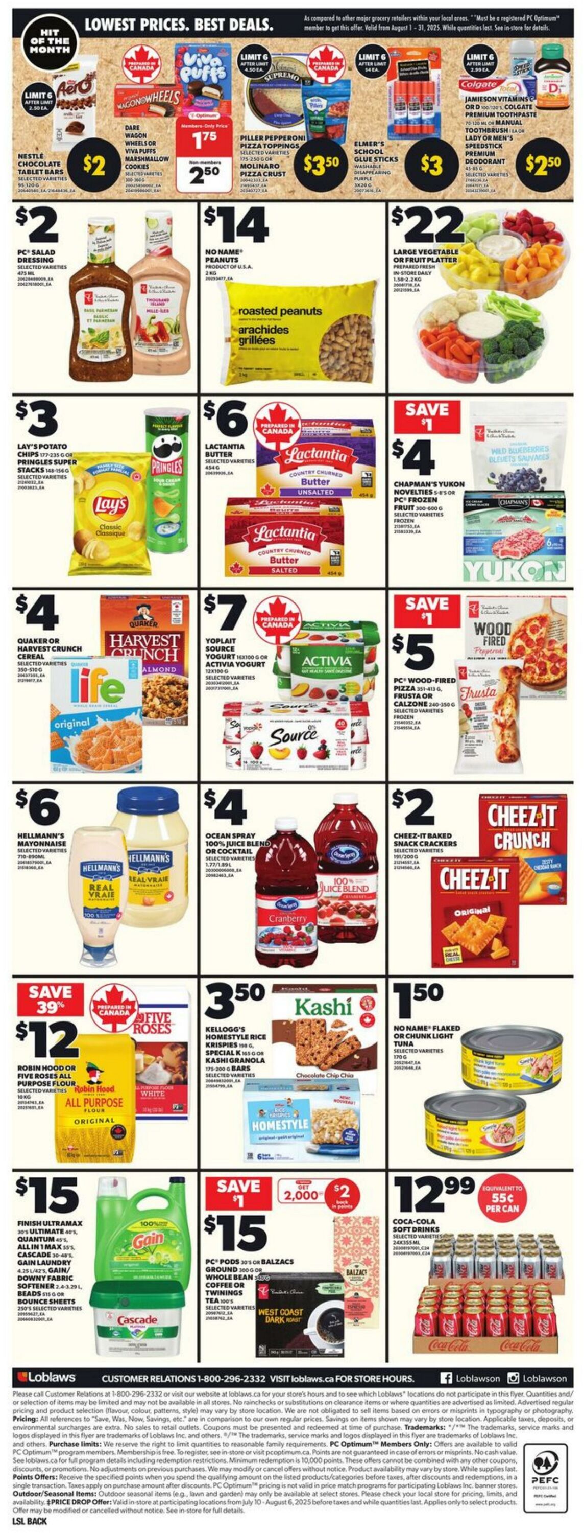 Flyer Loblaws 31.07.2025 - 06.08.2025