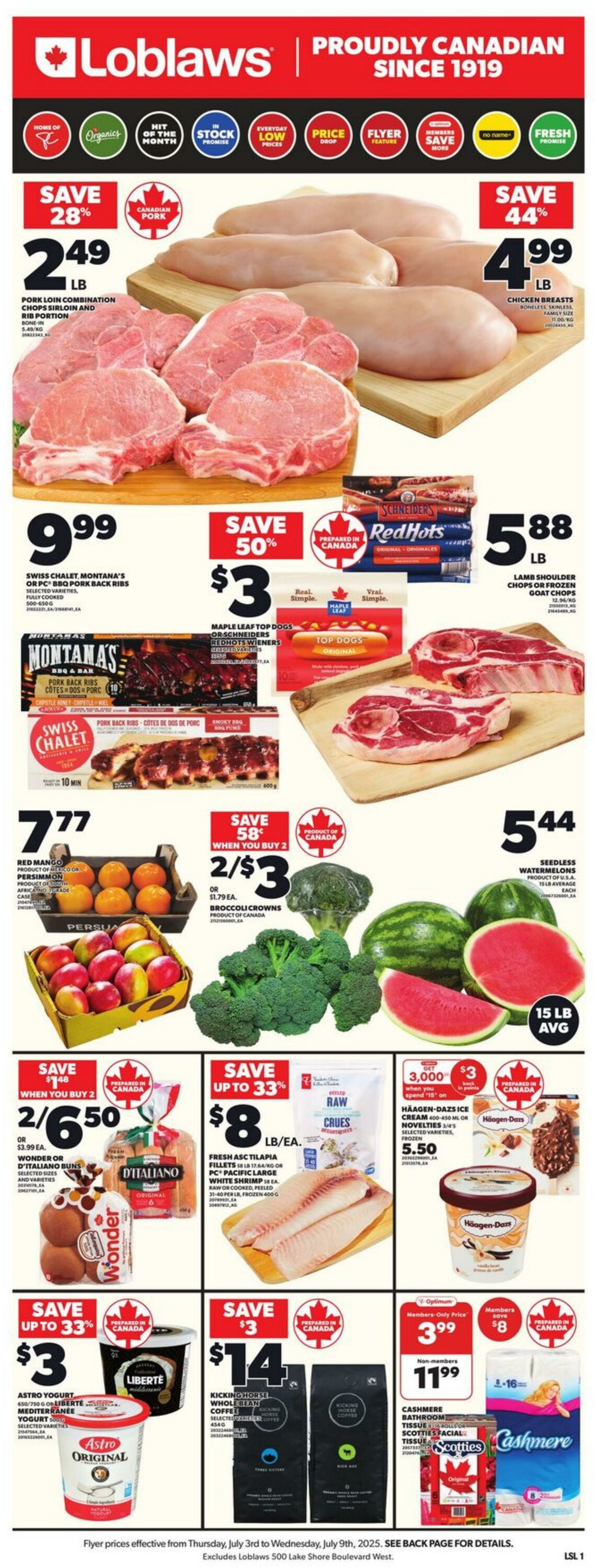 Flyer Loblaws 03.07.2025 - 09.07.2025