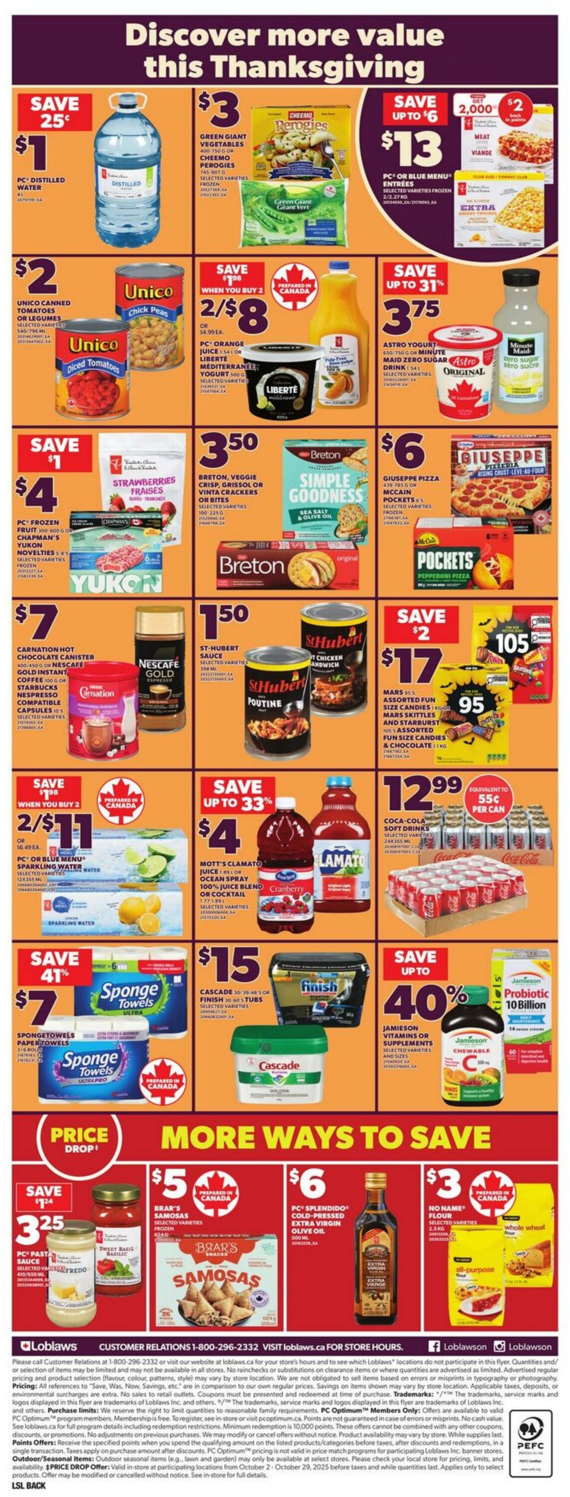 Flyer Loblaws 09.10.2025 - 15.10.2025