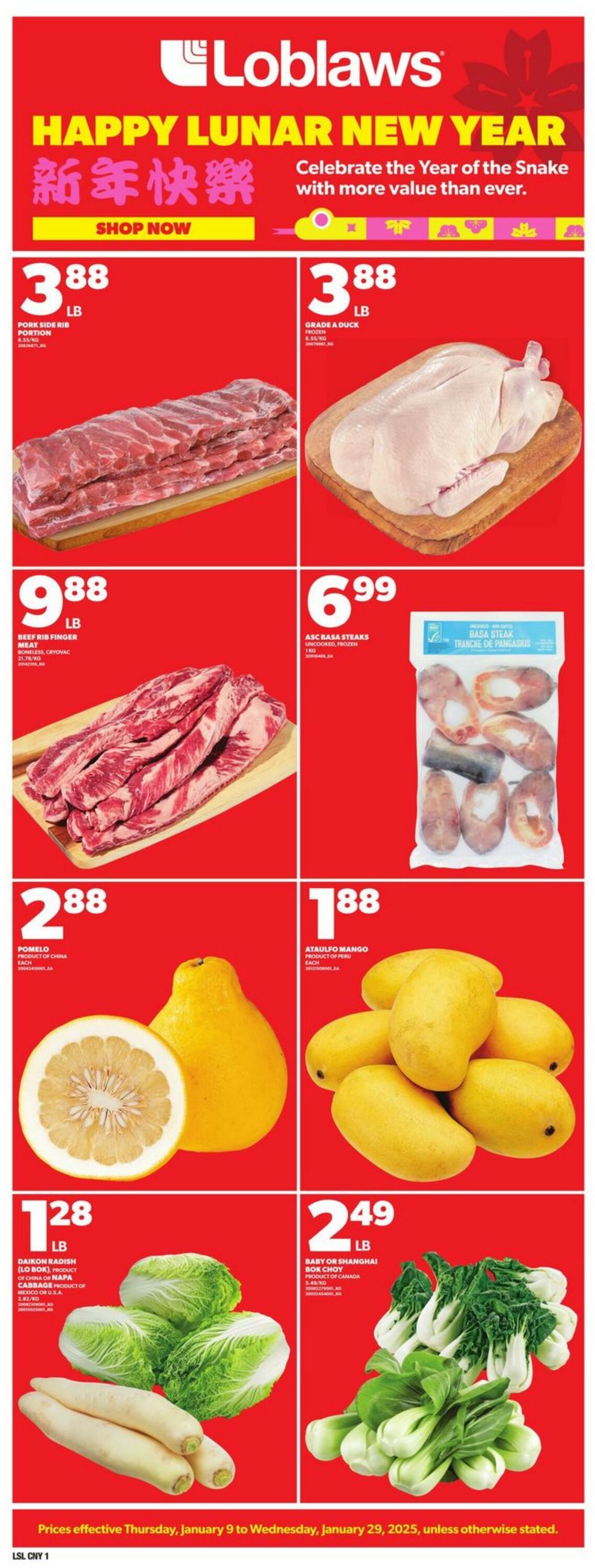 Flyer Loblaws 09.01.2025 - 29.01.2025