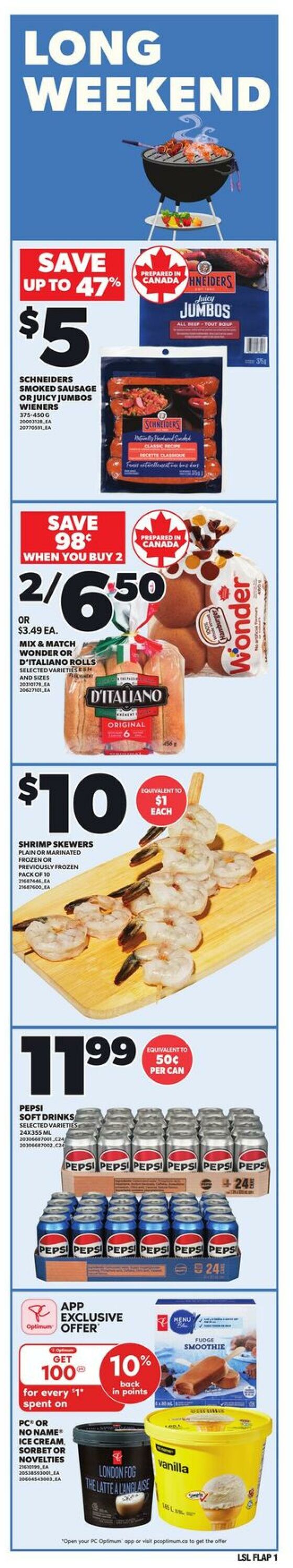 Flyer Loblaws 31.07.2025 - 06.08.2025