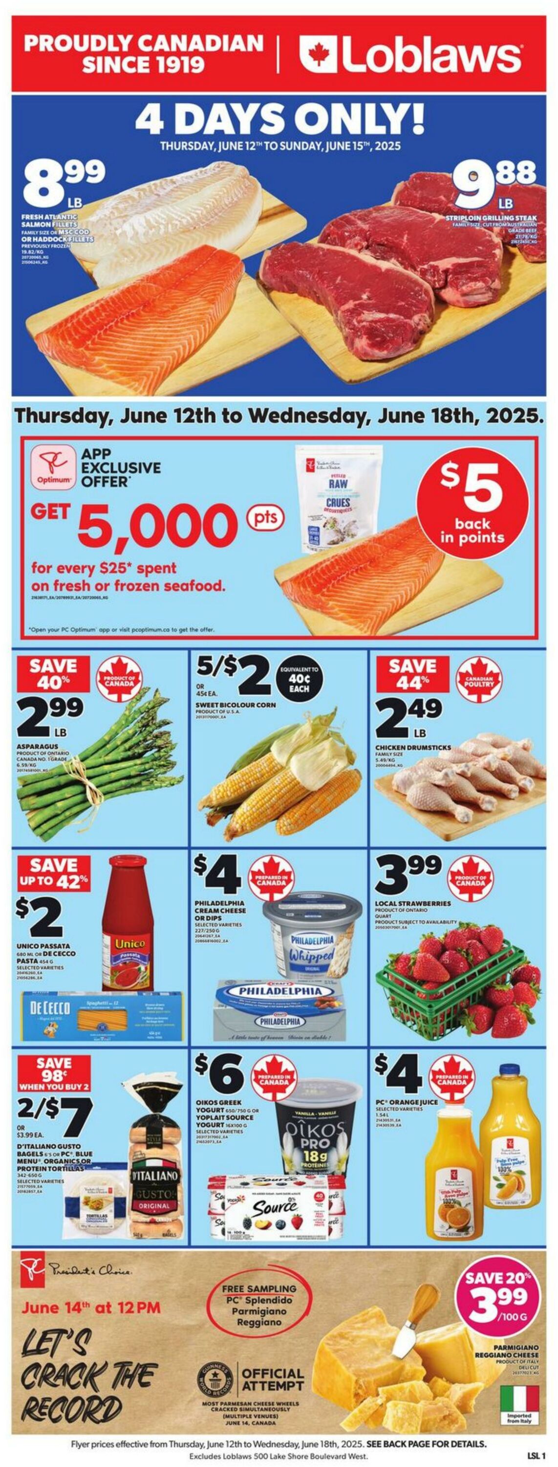 Flyer Loblaws 12.06.2025 - 18.06.2025