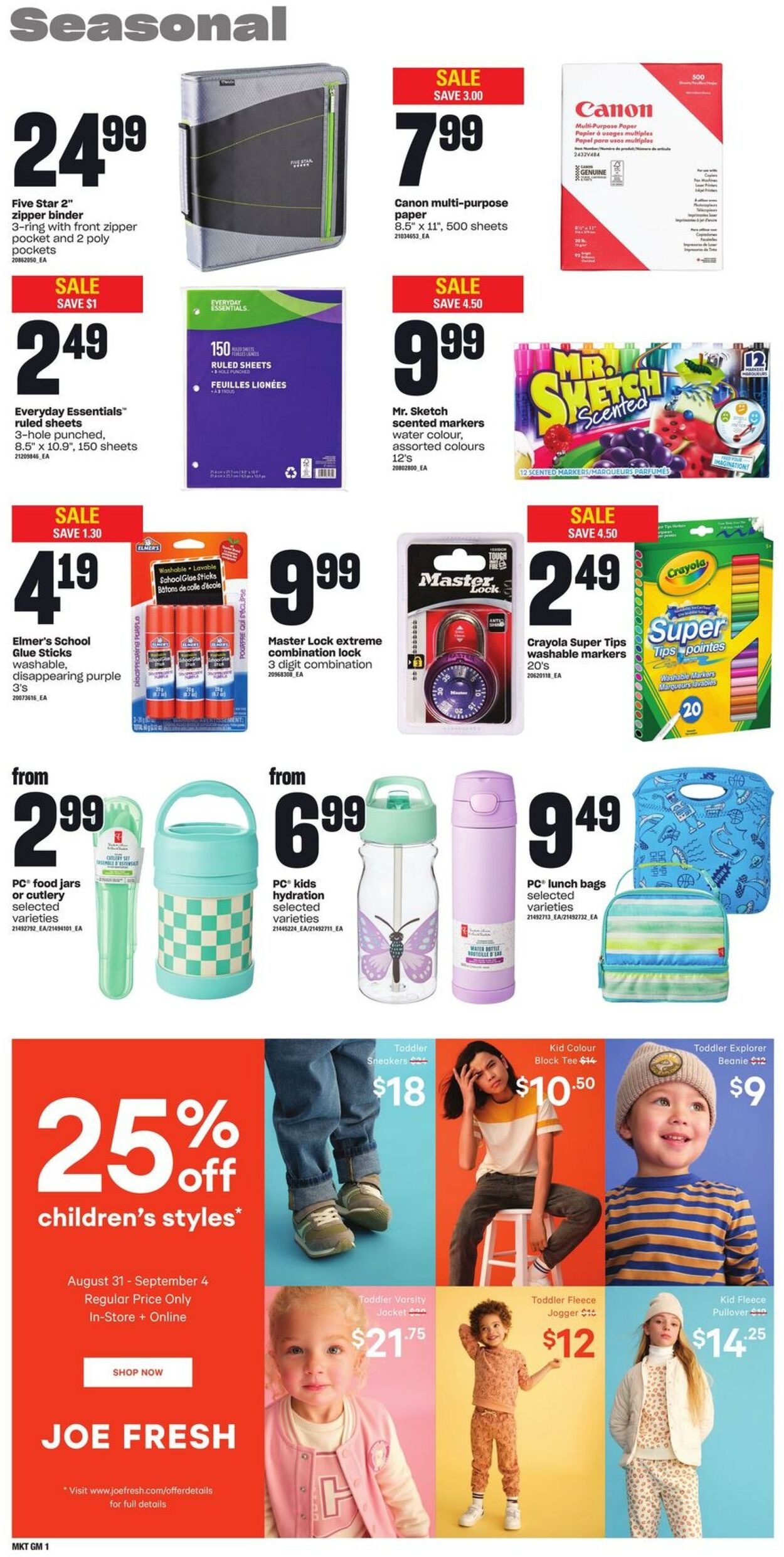 Flyer Loblaws 31.08.2023 - 06.09.2023