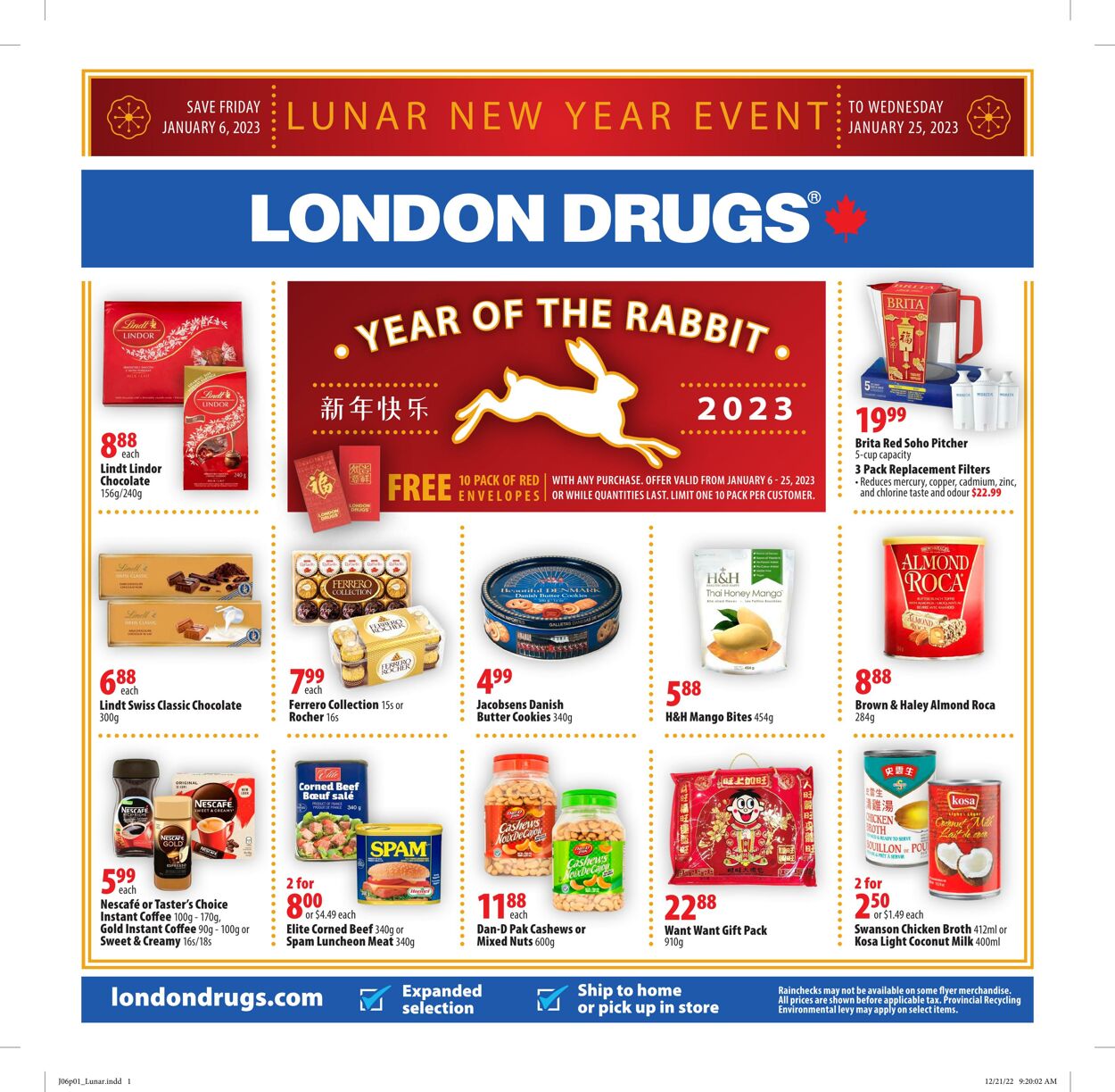 Flyer London Drugs 06.01.2023 - 25.01.2023