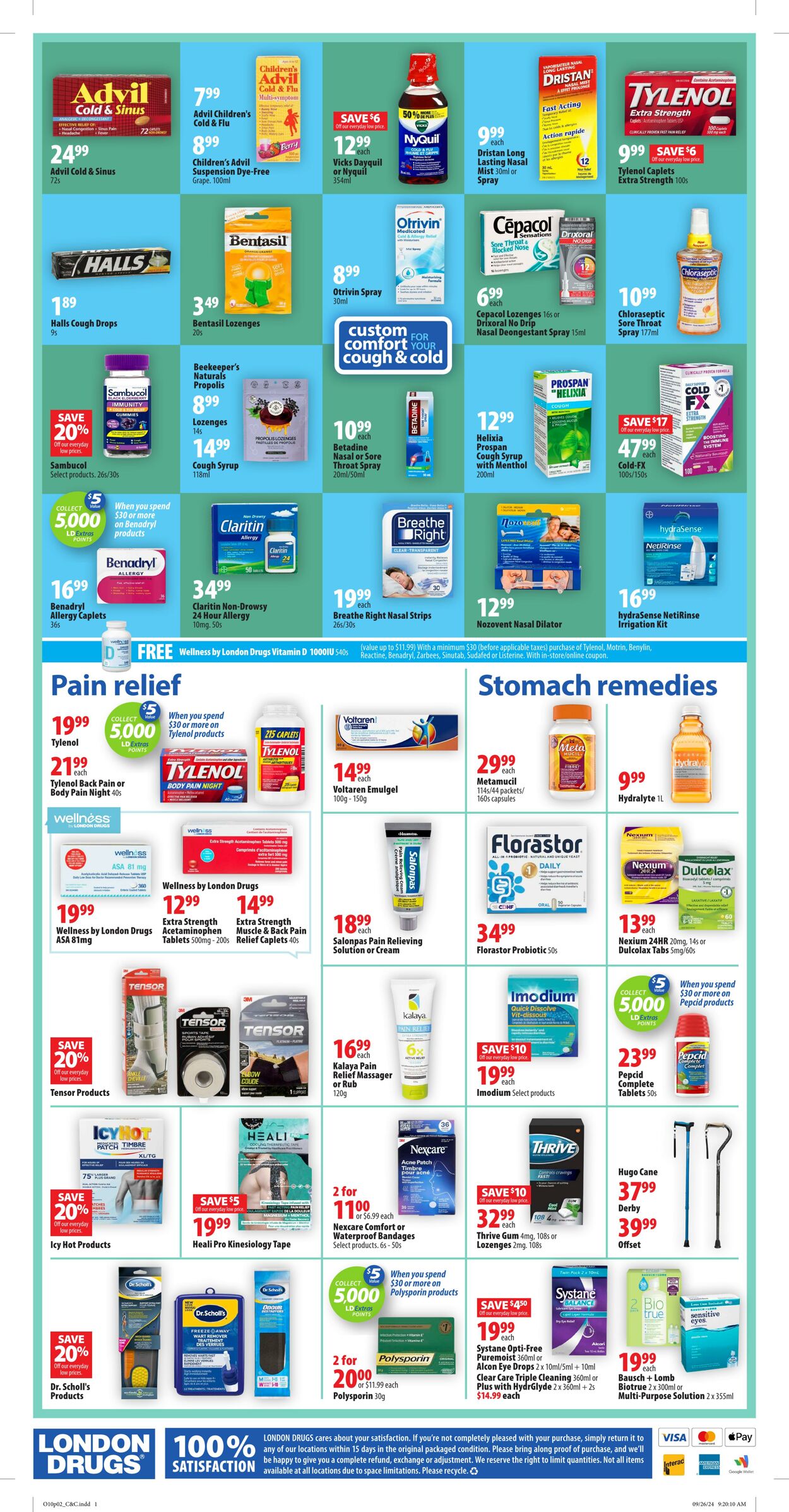 Flyer London Drugs 10.10.2024 - 23.10.2024