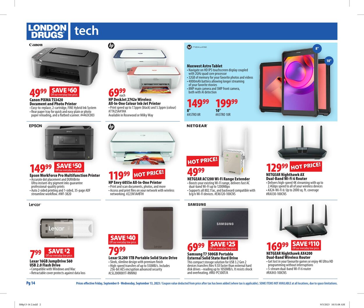 Flyer London Drugs 08.09.2023 - 13.09.2023