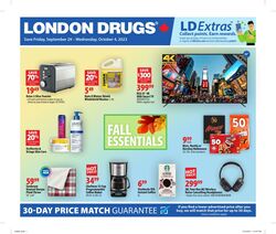 Flyer London Drugs 29.09.2023 - 04.10.2023