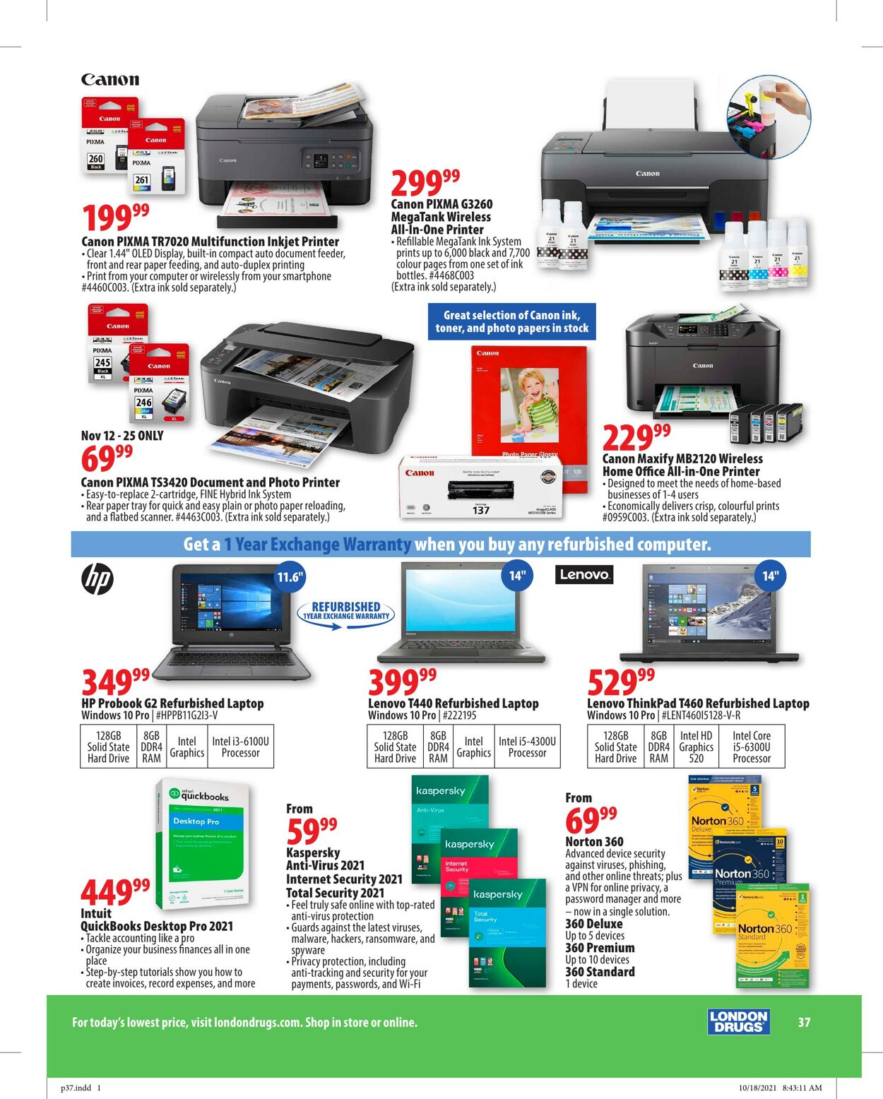 Flyer London Drugs 12.11.2021 - 24.12.2021