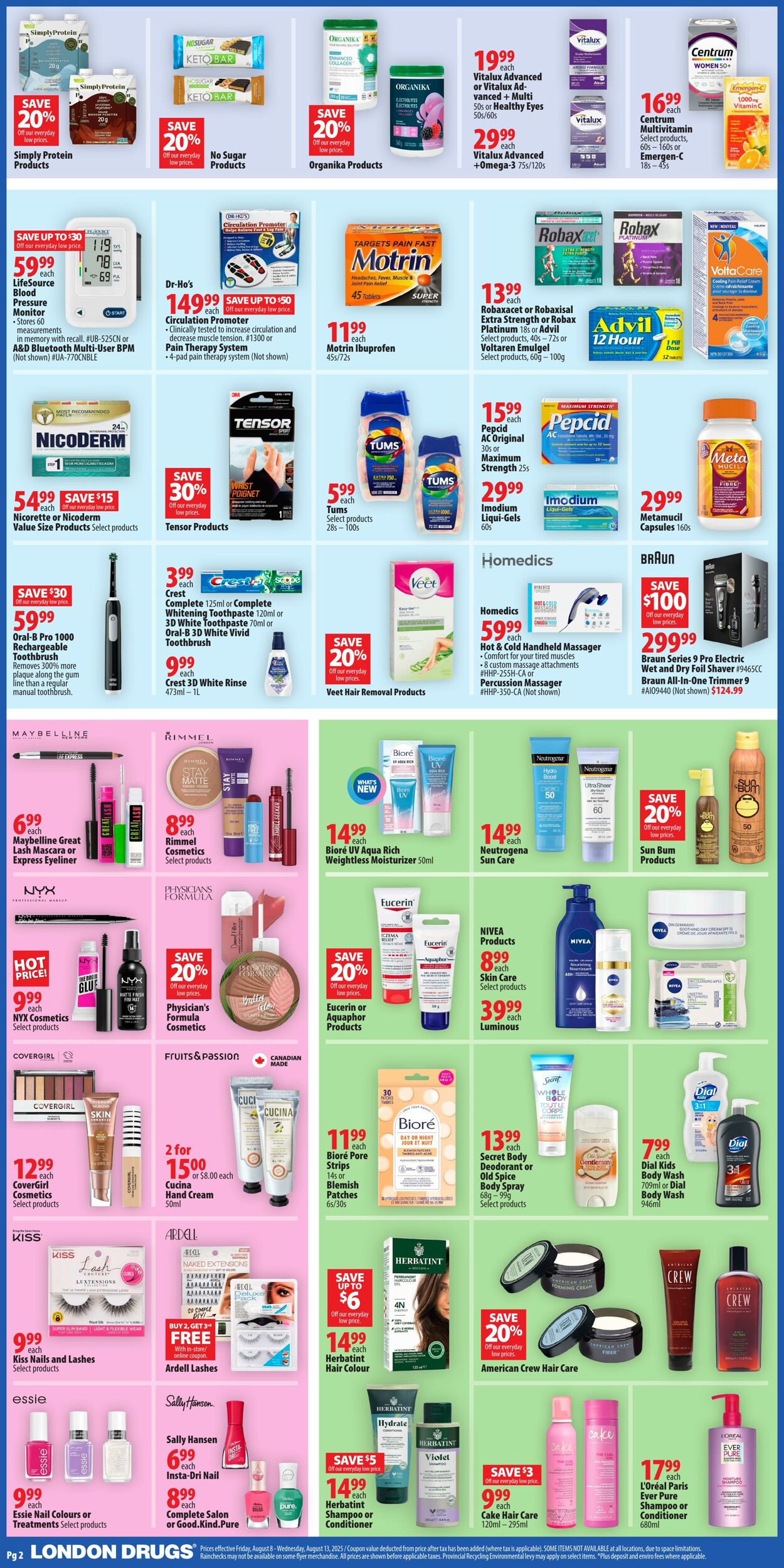Flyer London Drugs 08.08.2025 - 13.08.2025
