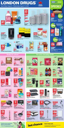 Flyer London Drugs 08.08.2025 - 13.08.2025
