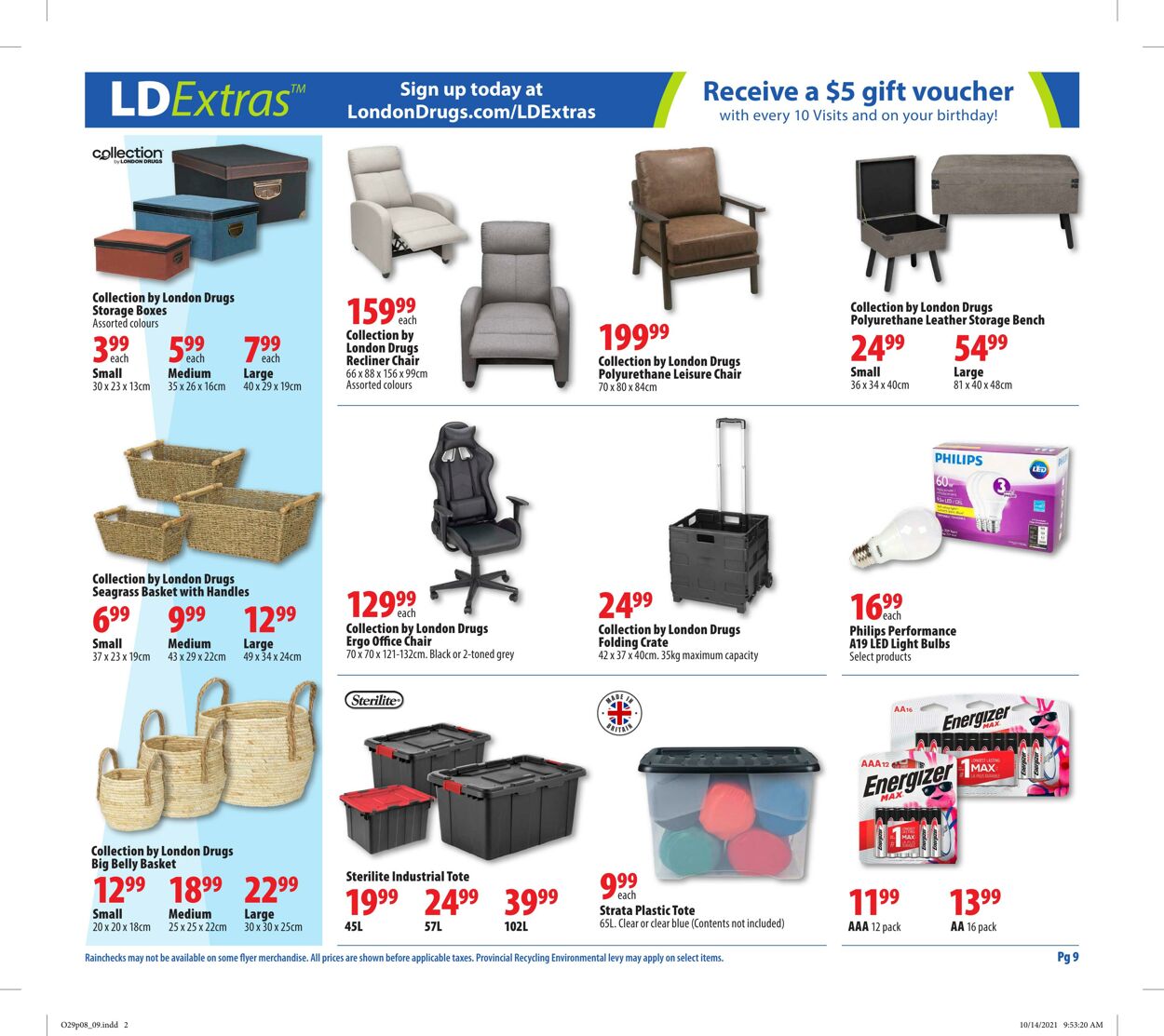 Flyer London Drugs 29.10.2021 - 03.11.2021