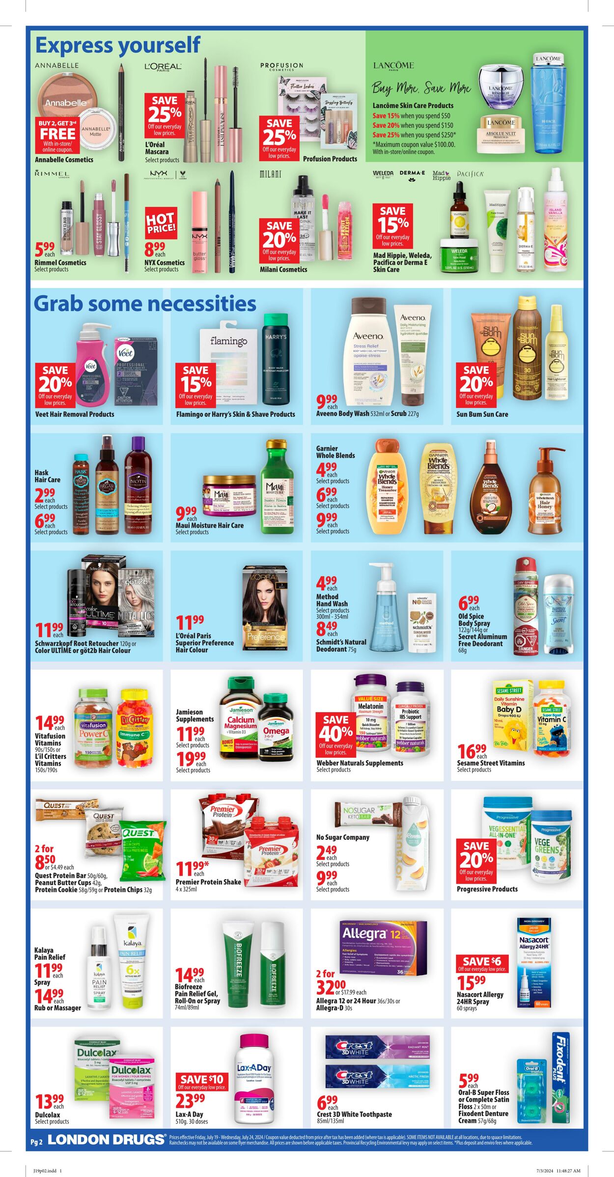 Flyer London Drugs 19.07.2024 - 24.07.2024