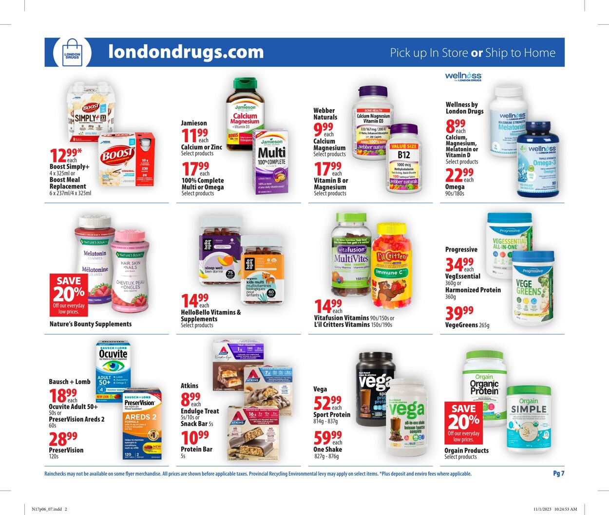 Flyer London Drugs 17.11.2023 - 22.11.2023