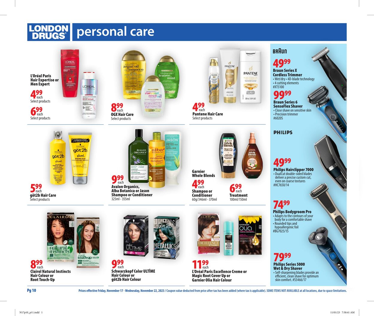 Flyer London Drugs 17.11.2023 - 22.11.2023