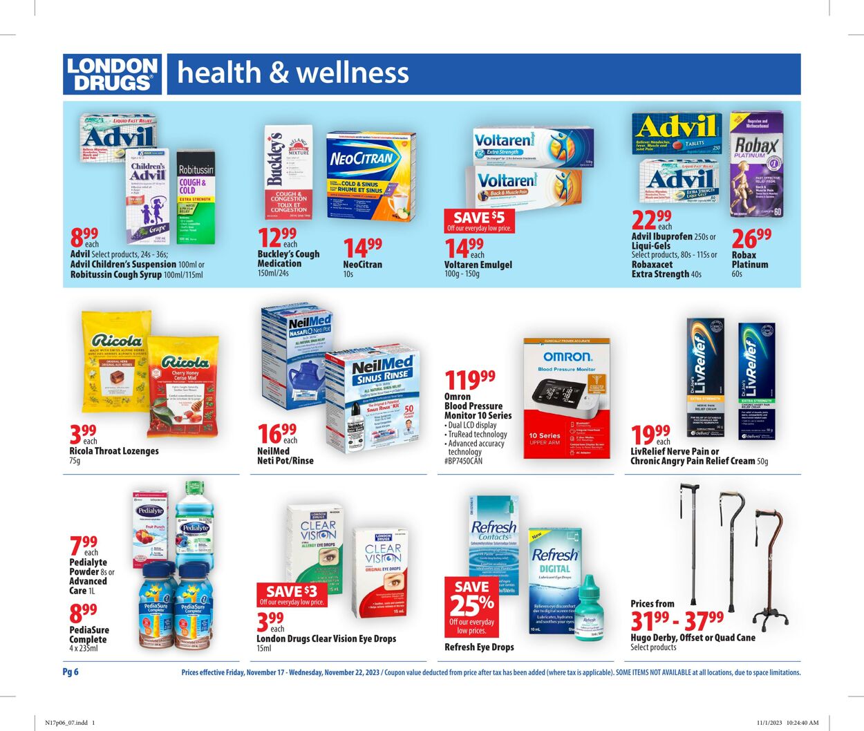 Flyer London Drugs 17.11.2023 - 22.11.2023