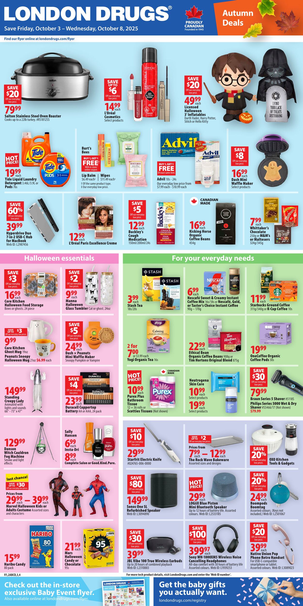 Flyer London Drugs 03.10.2025 - 08.10.2025