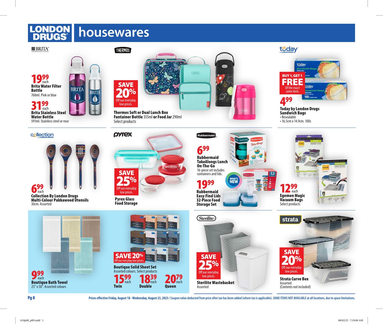 Flyer London Drugs 18.08.2023 - 23.08.2023