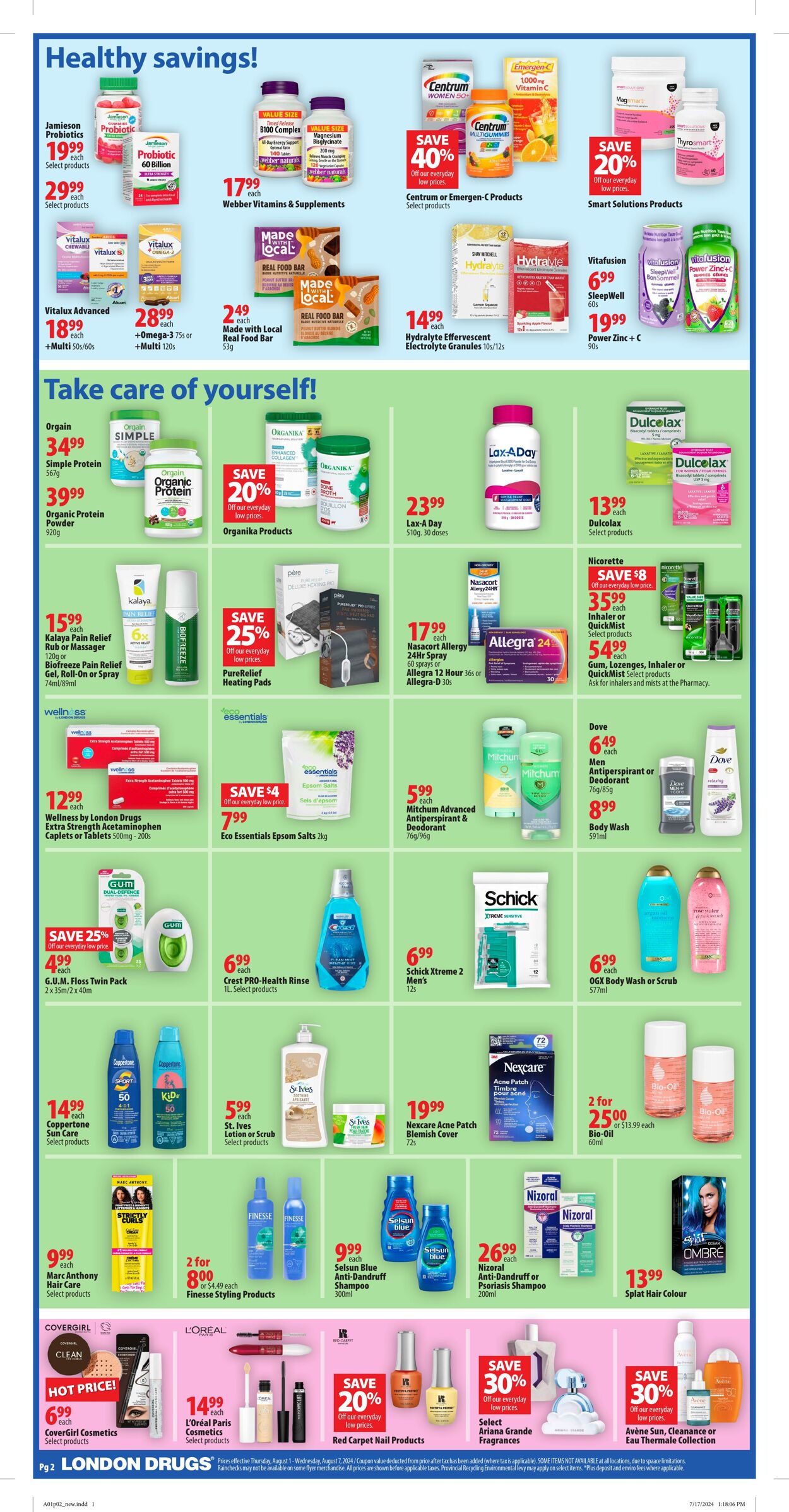 Flyer London Drugs 01.08.2024 - 07.08.2024