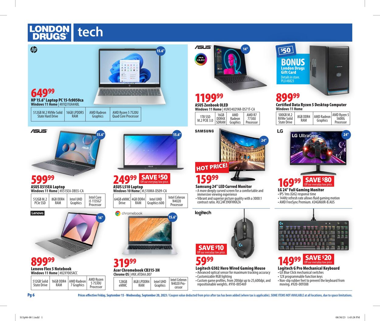 Flyer London Drugs 15.09.2023 - 20.09.2023