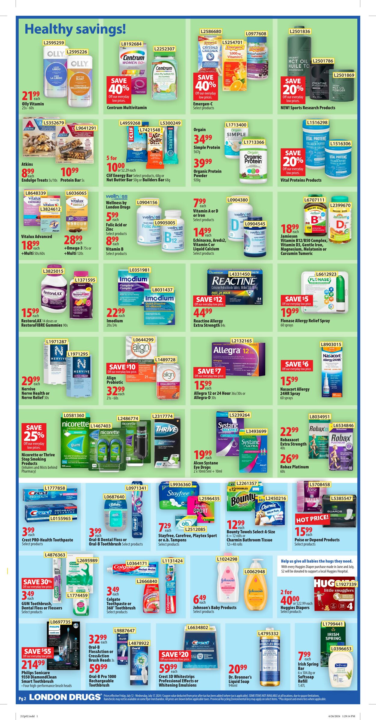 Flyer London Drugs 12.07.2024 - 17.07.2024