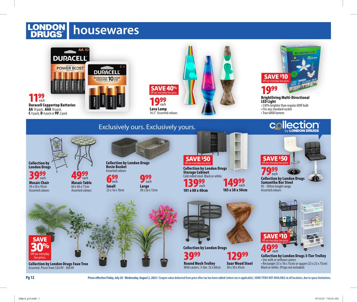 Flyer London Drugs 28.07.2023 - 02.08.2023