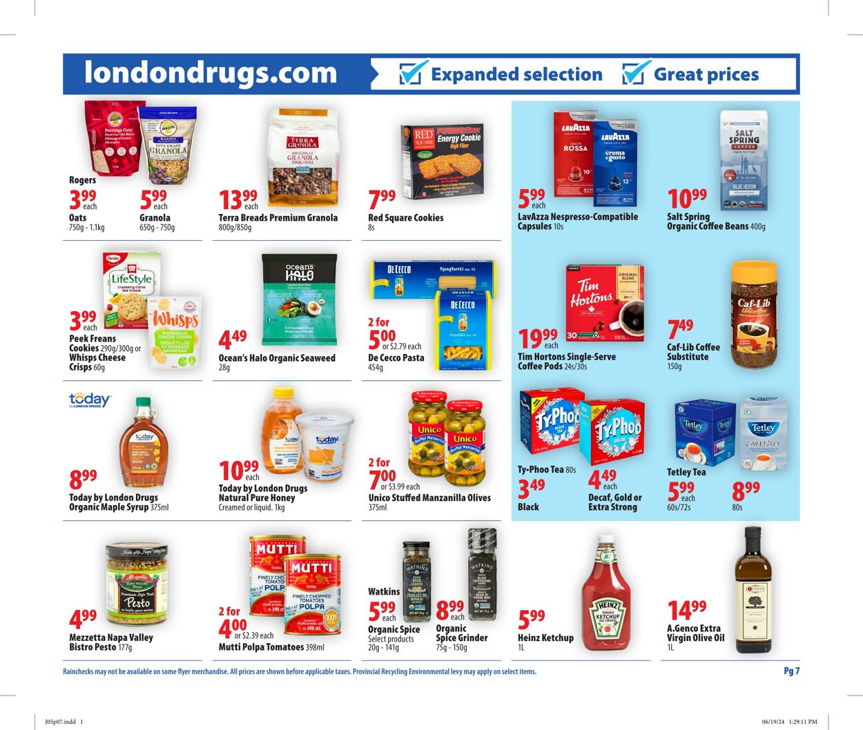 Flyer London Drugs 05.07.2024 - 10.07.2024