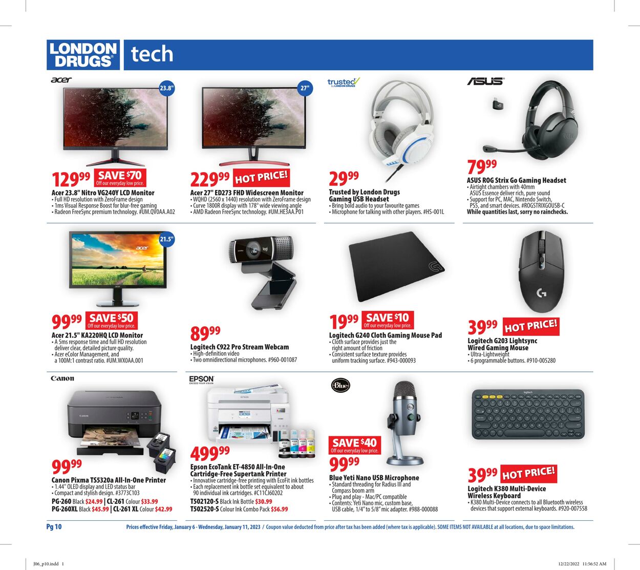 Flyer London Drugs 06.01.2023 - 11.01.2023