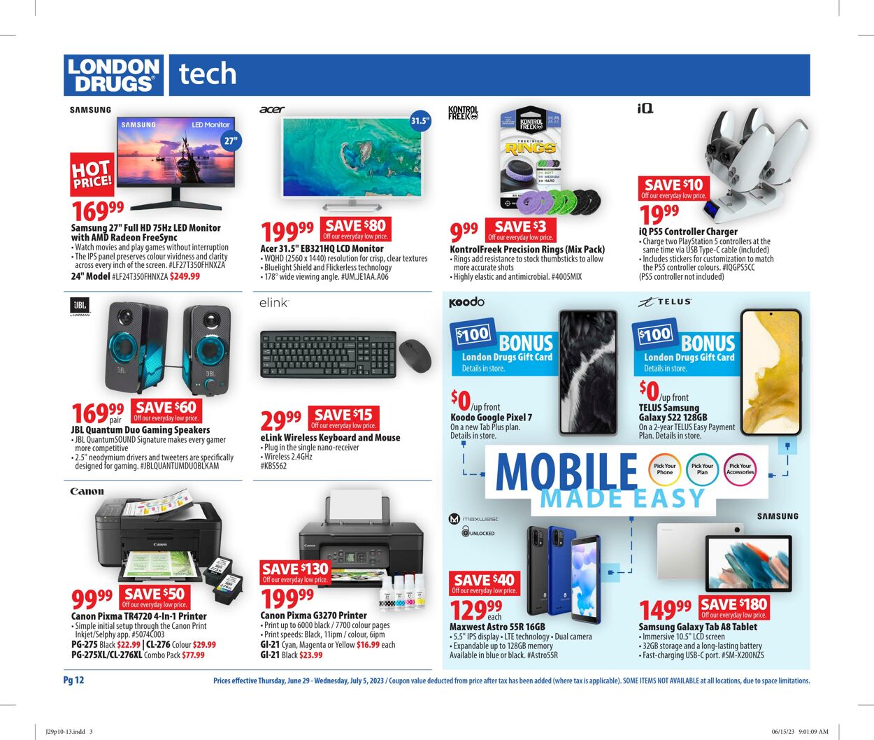 Flyer London Drugs 29.06.2023 - 05.07.2023