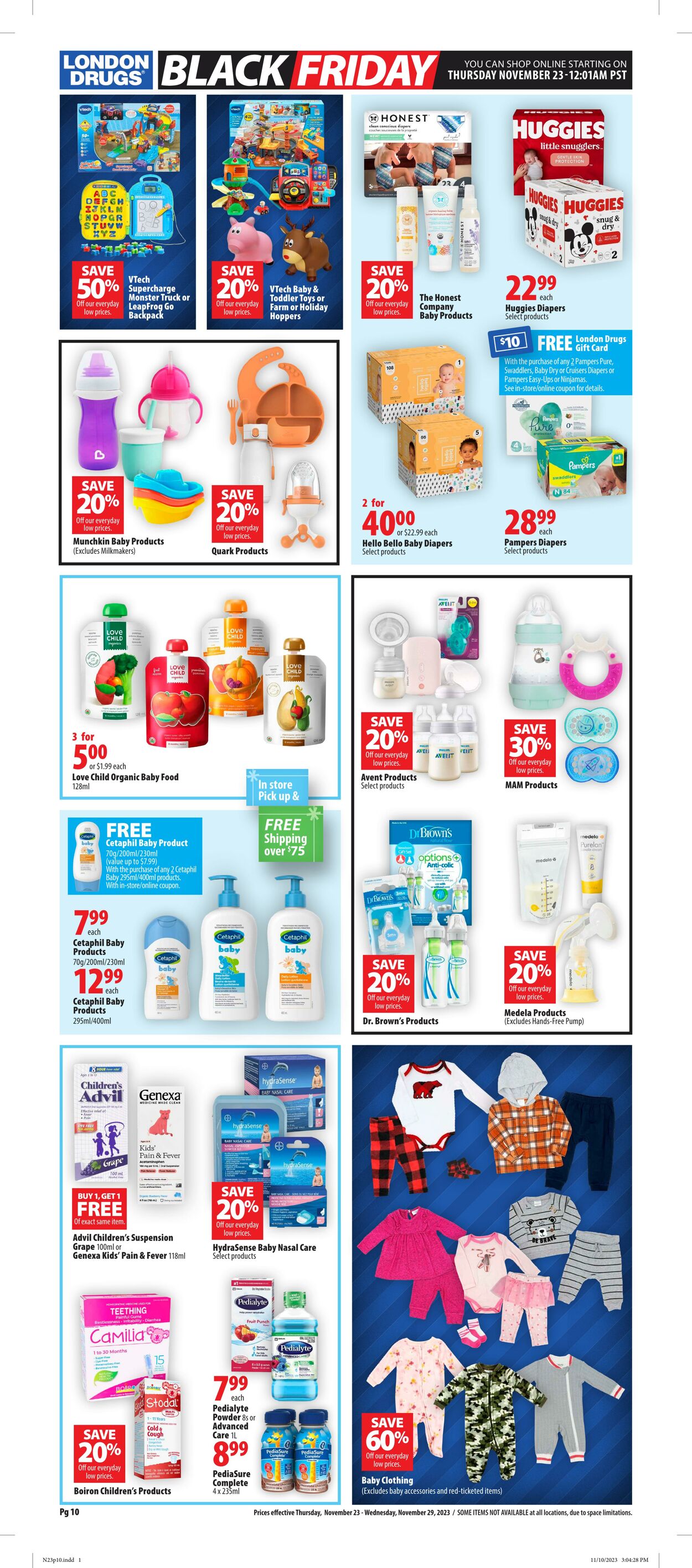 Flyer London Drugs 23.11.2023 - 29.11.2023