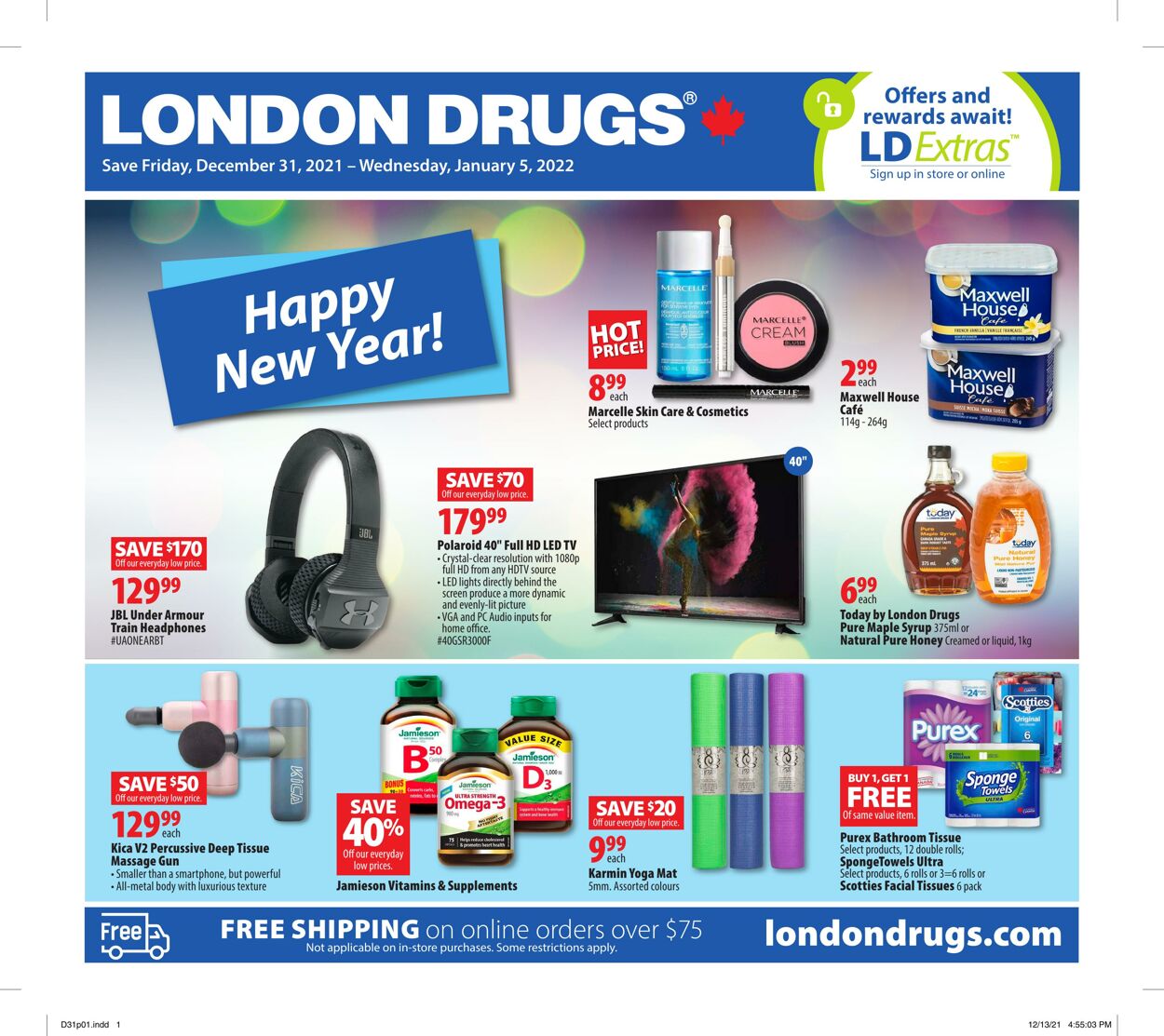 Flyer London Drugs 31.12.2021 - 05.01.2022