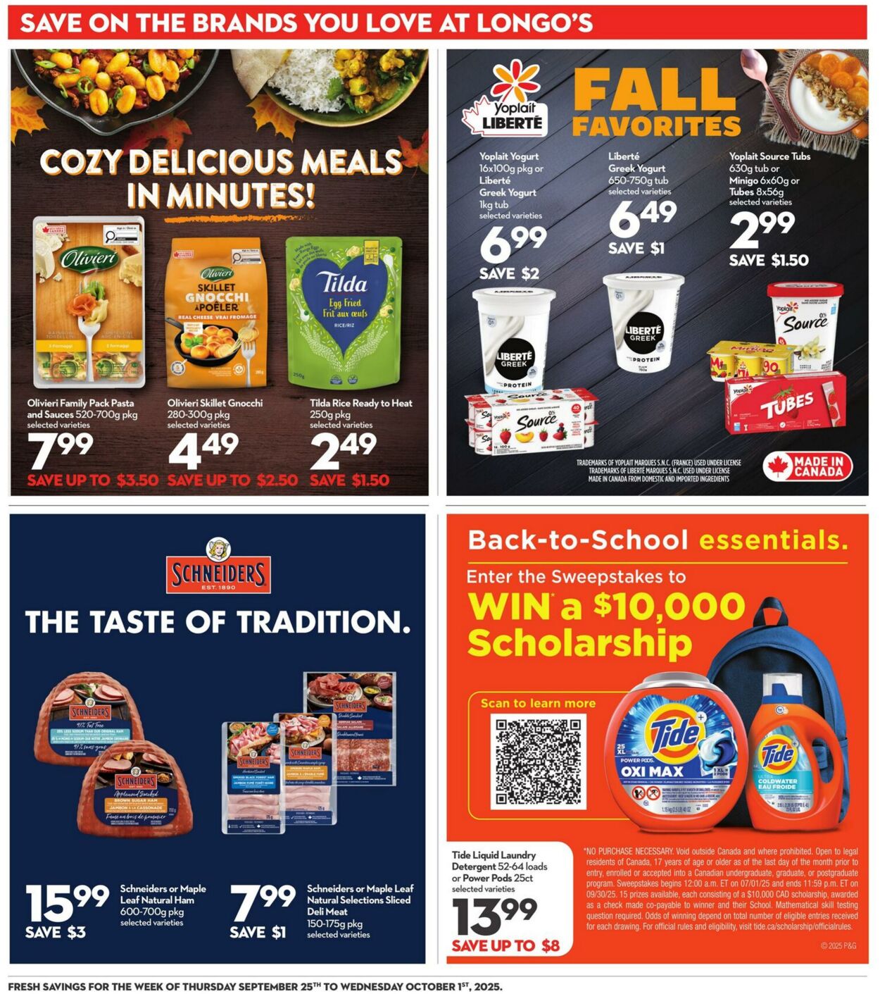 Flyer Longo's 25.09.2025 - 01.10.2025