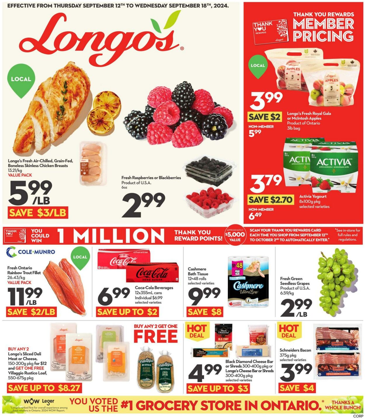 Longo's Promotional flyers