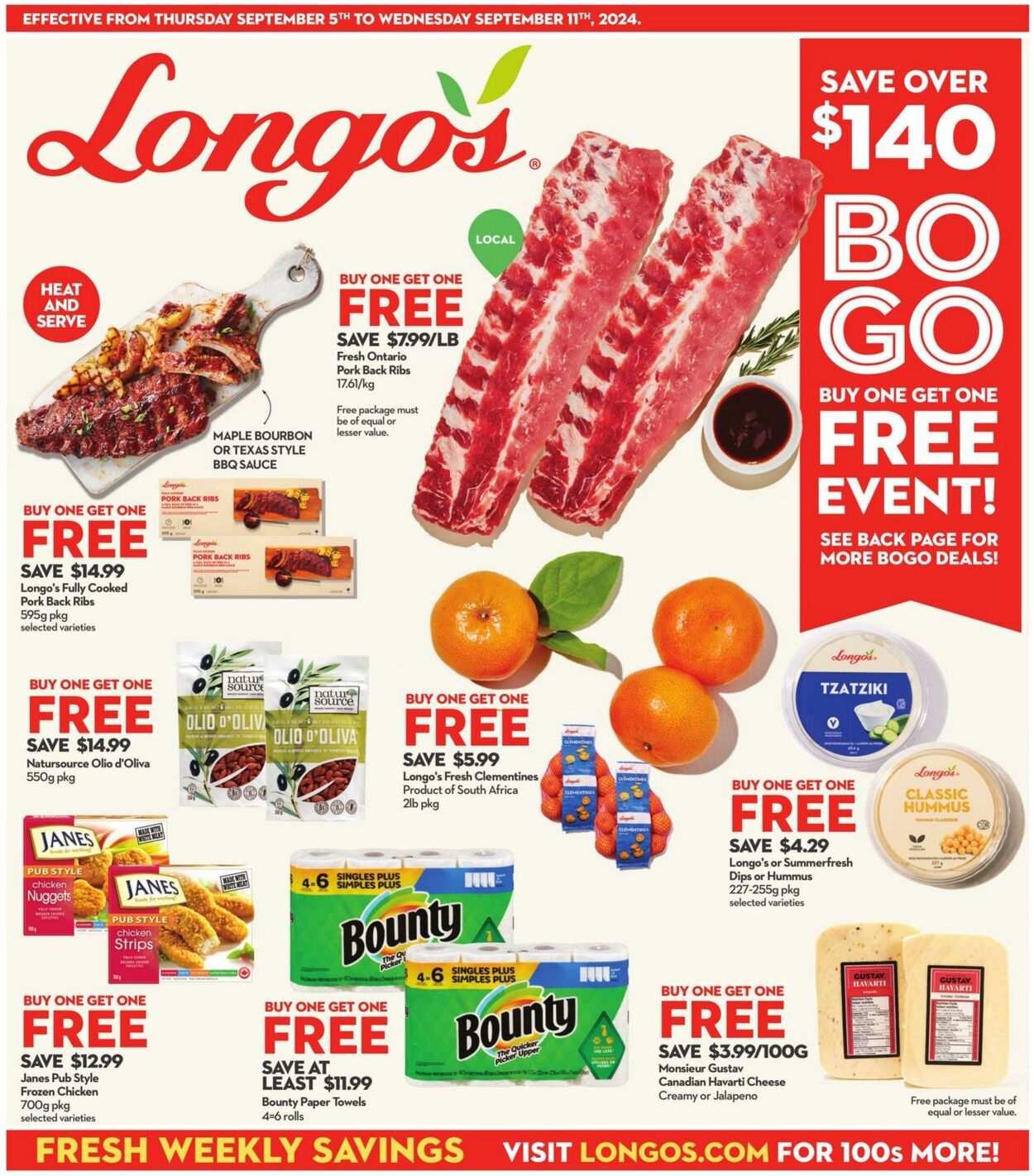 Longo's Promotional flyers