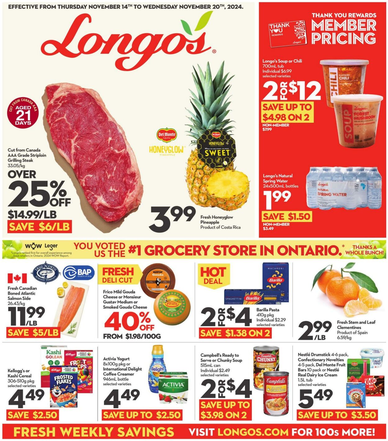 Longo's Promotional flyers