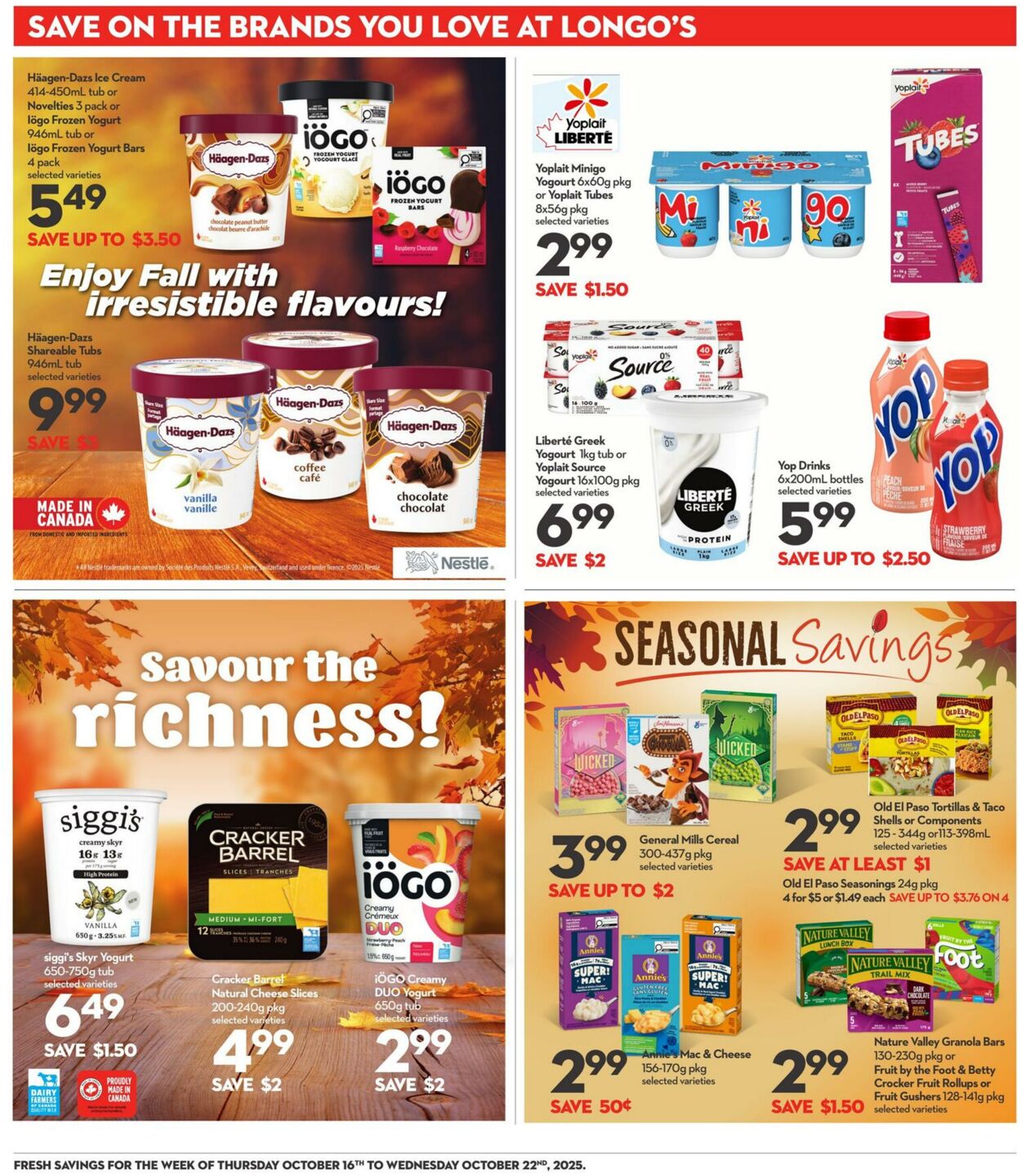 Flyer Longo's 16.10.2025 - 22.10.2025