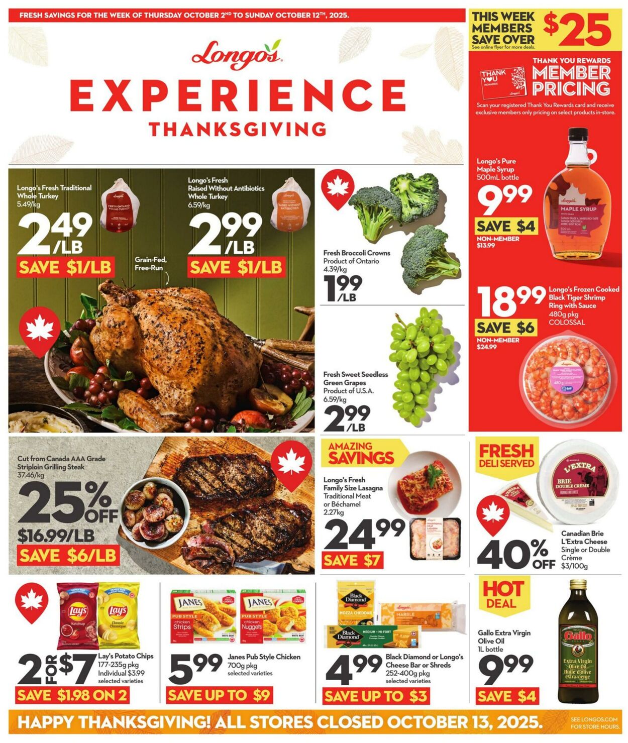 Flyer Longo's 02.10.2025 - 12.10.2025