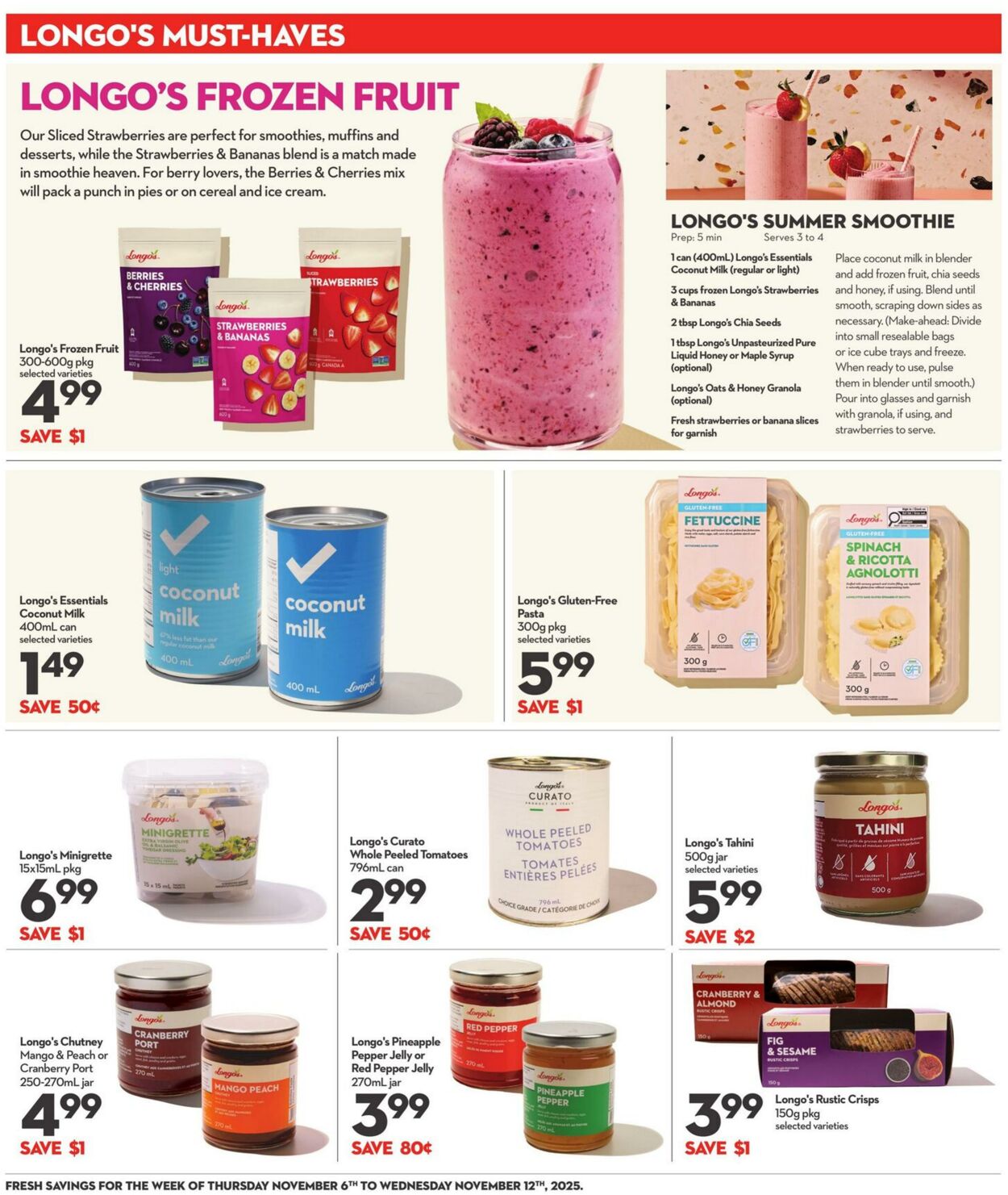 Flyer Longo's 06.11.2025 - 12.11.2025