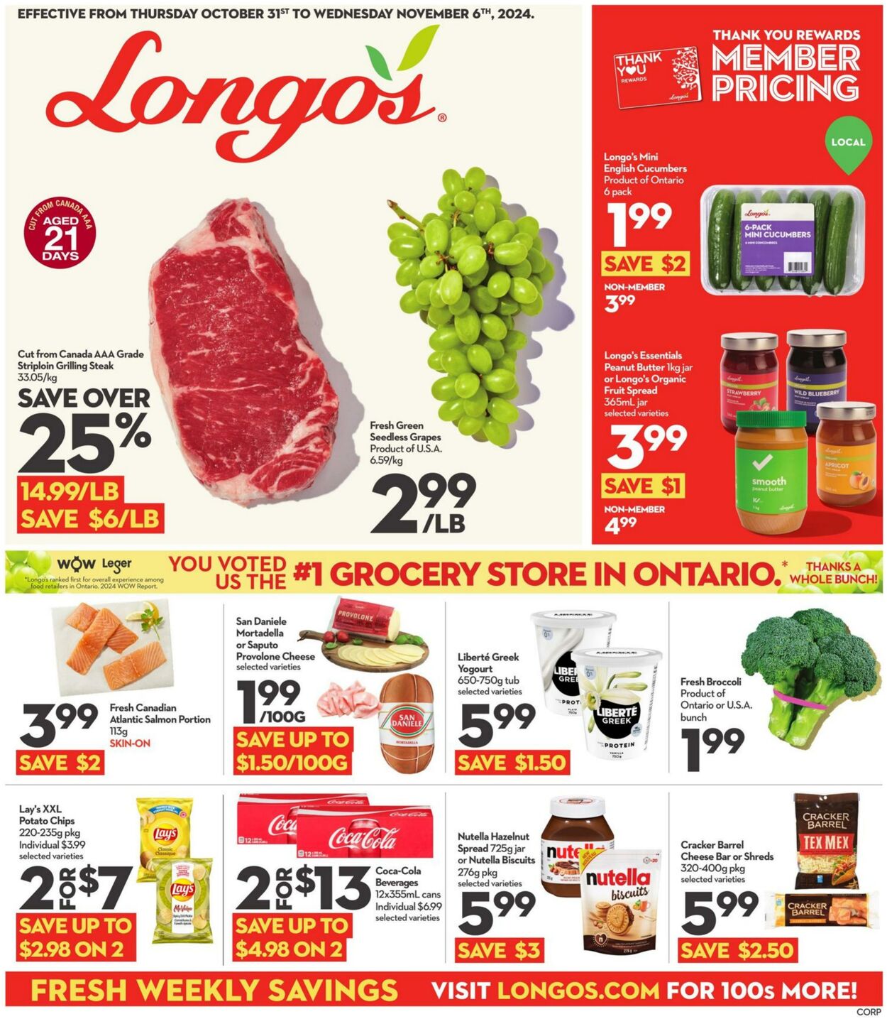 Longo's Promotional flyers