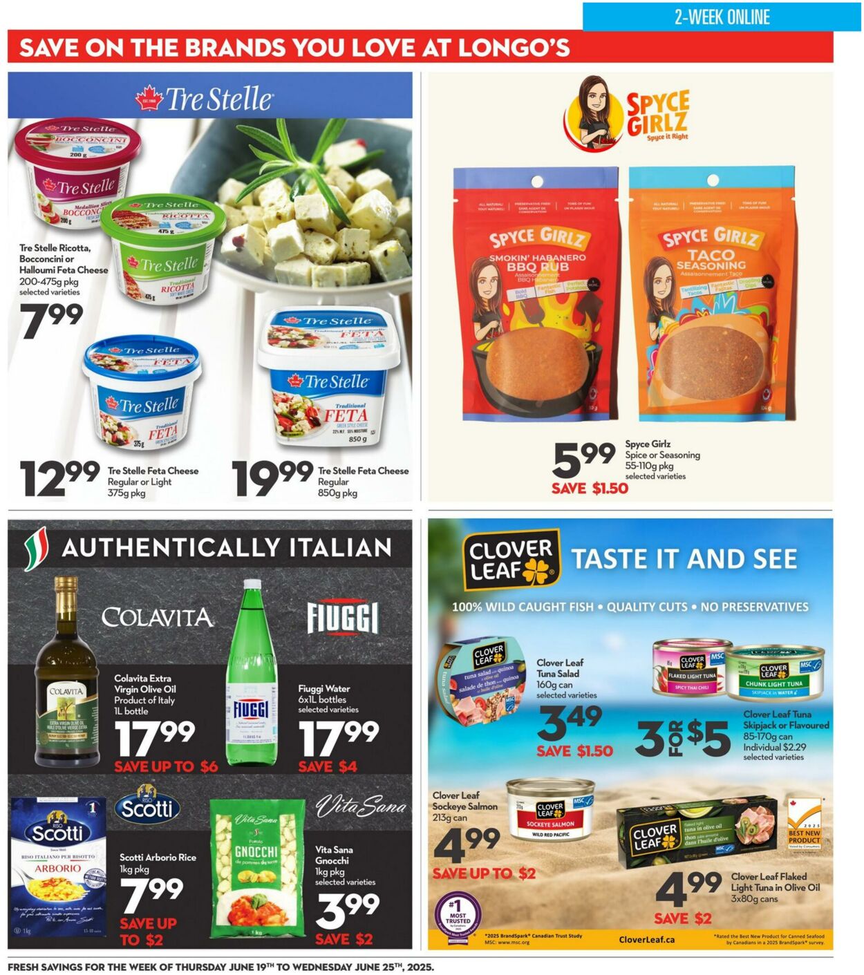 Flyer Longo's 19.06.2025 - 25.06.2025