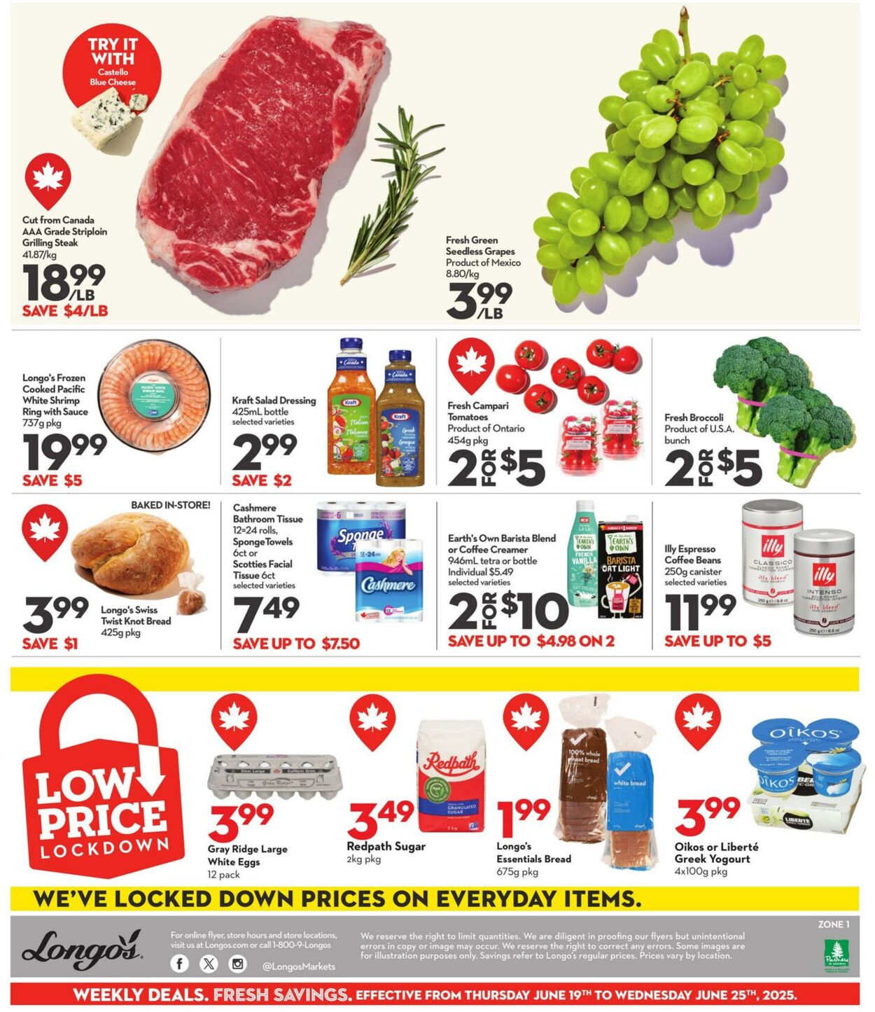 Flyer Longo's 19.06.2025 - 25.06.2025