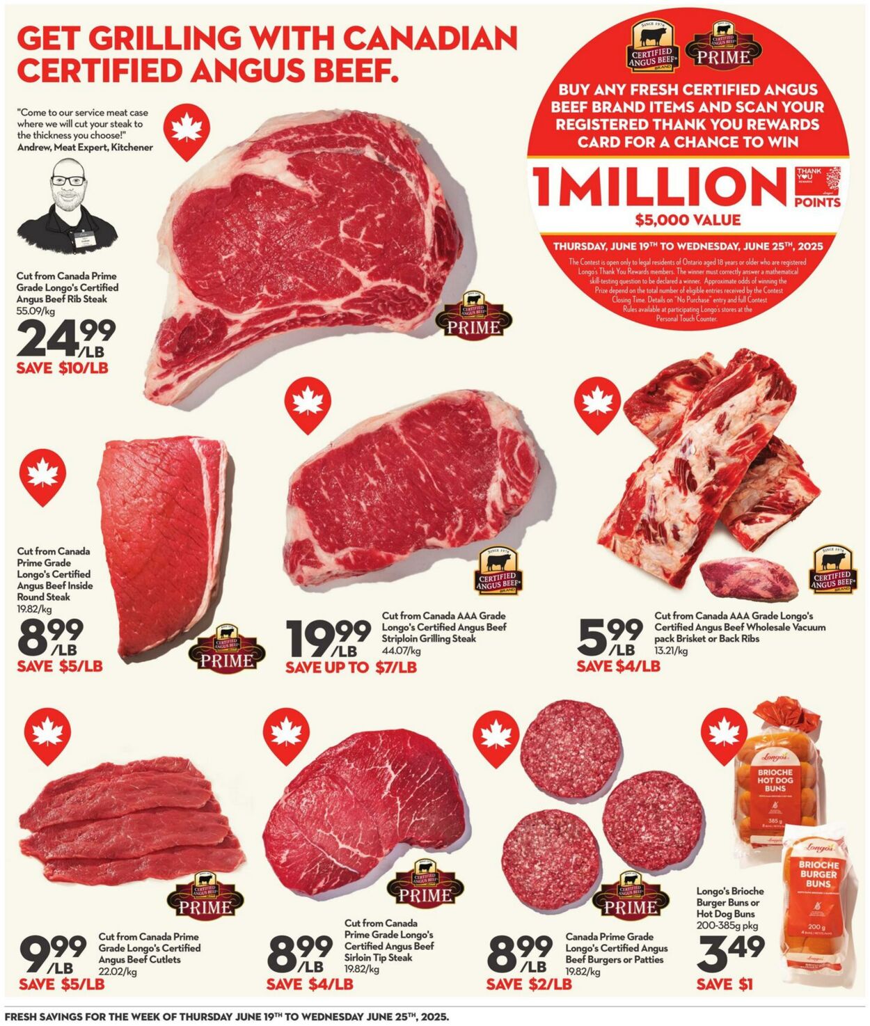 Flyer Longo's 19.06.2025 - 25.06.2025