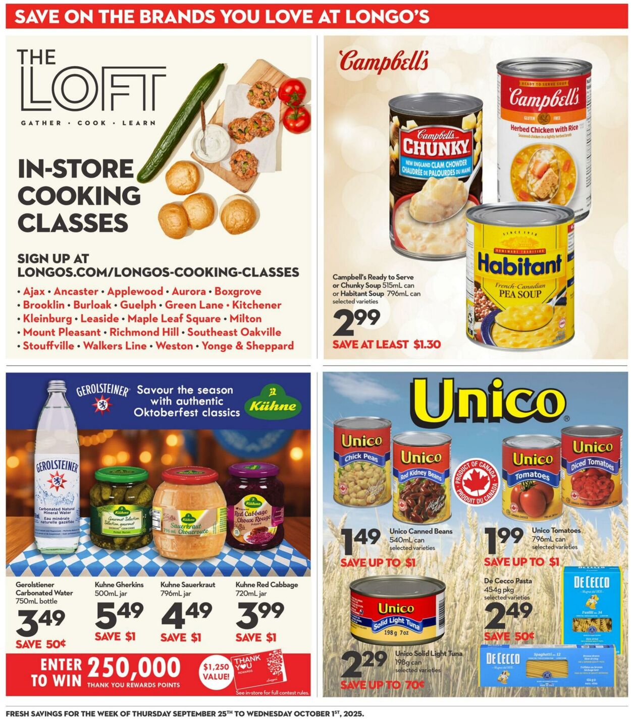 Flyer Longo's 25.09.2025 - 01.10.2025