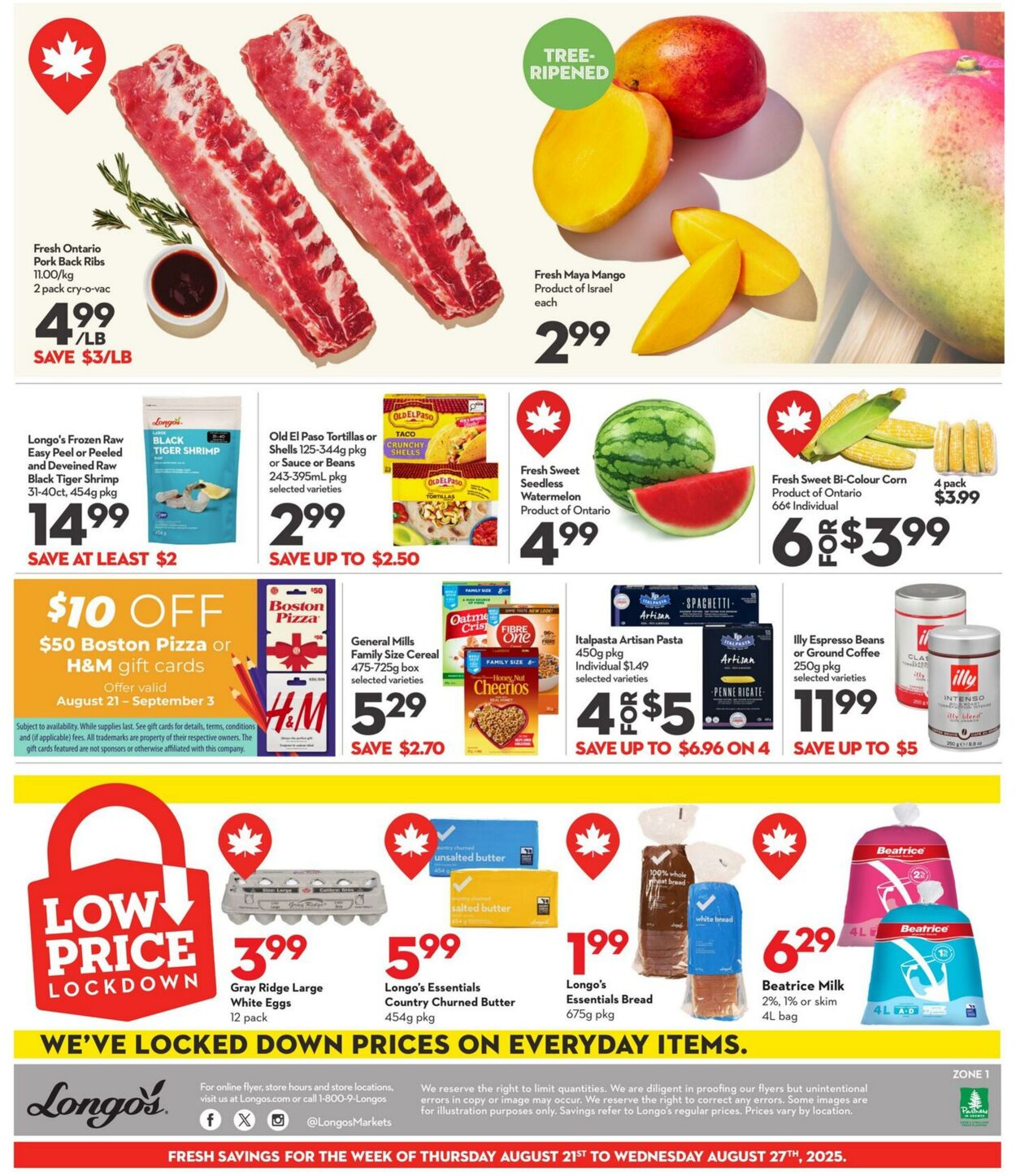 Flyer Longo's 21.08.2025 - 27.08.2025