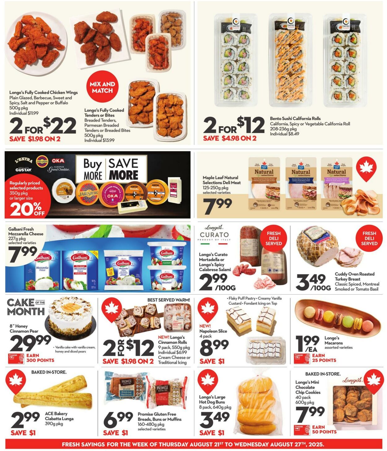 Flyer Longo's 21.08.2025 - 27.08.2025